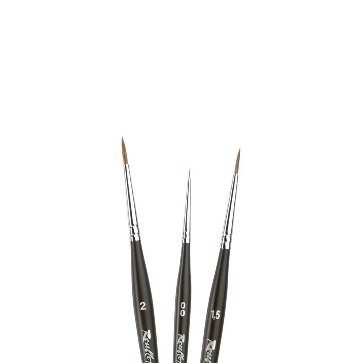 Roubloff Seri 101F Kolinsky Yuvarlak Fırçalar