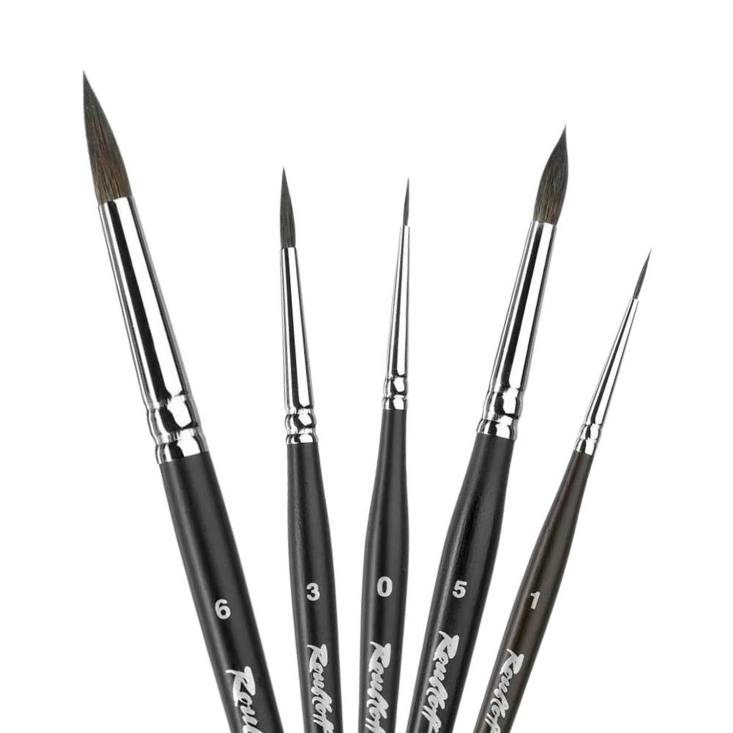 Roubloff Seri 141F Sincap Kılı Yuvarlak Fırçalar