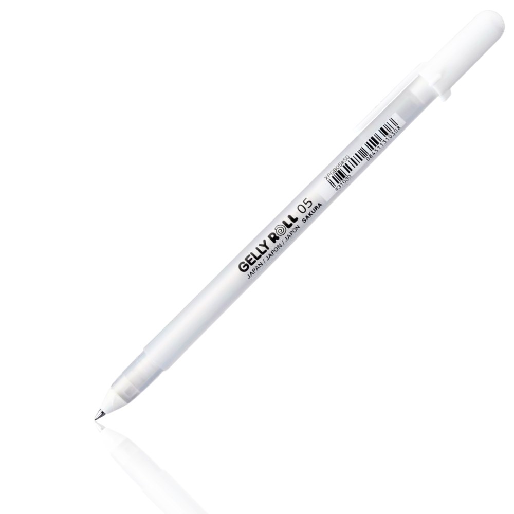 Sakura Gelly Roll Jel Mürekkepli Kalem 0.3 mm Beyaz