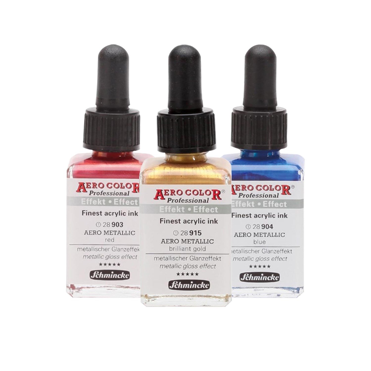 Schmincke Aero Color Professional Effect Serisi Hat ve Airbrush Akrilik Mürekkepler 28 ml