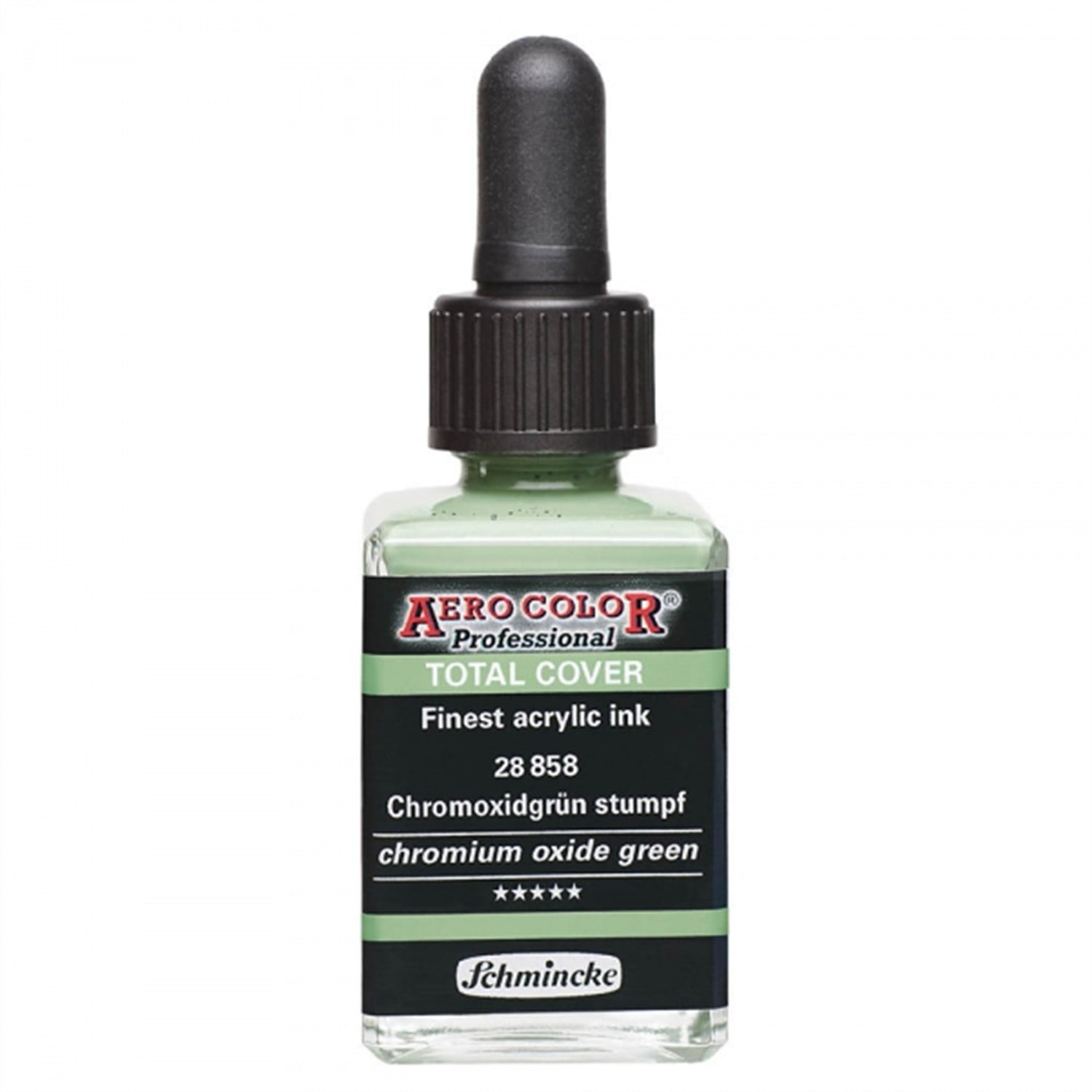 Schmincke AERO COLOR Professional Airbrushfarbe Smoke Black - 28 Ml, Feinste Acrylfarbe