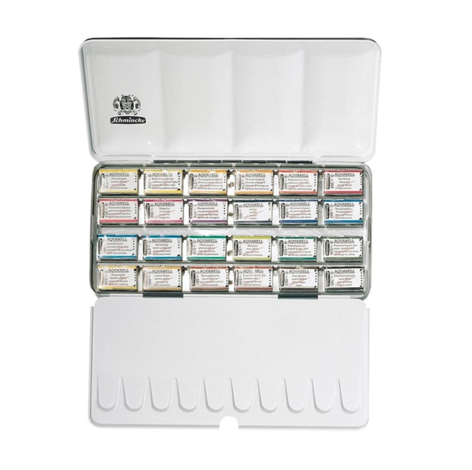 Schmincke Horadam Aquarell 24'lü Tam Tablet 75425