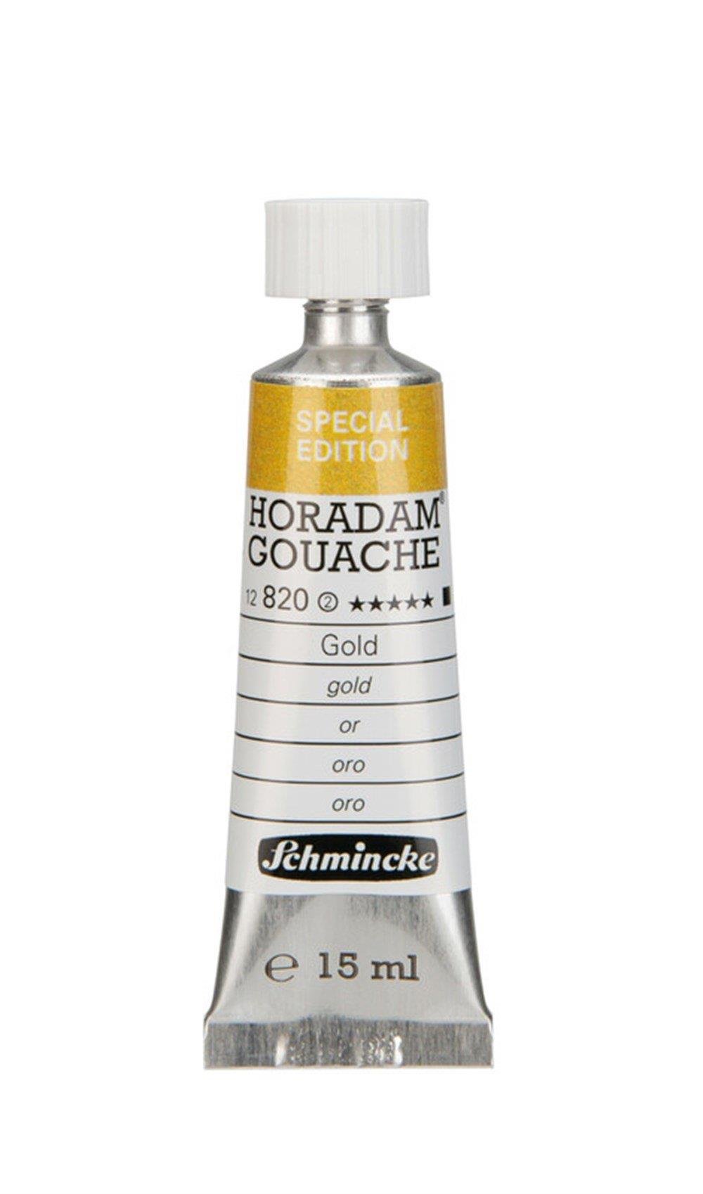 Schmincke Horadam Gouache Artist Guaj Boya Yaldız 15 ml Gold 820