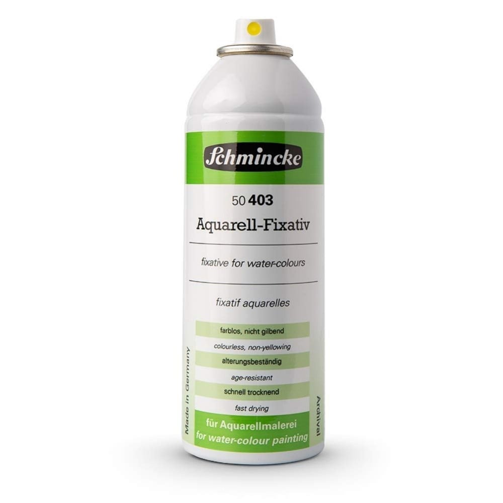 Schmincke Medium 403 Fixative For Watercolors Sulu Boya Fiksatifi Sprey 300 ml