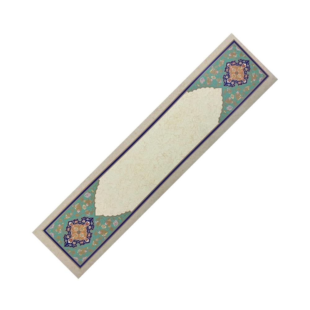 Tezhipli İçi Boş İsimlik Ayraç No.5 8,5x35 cm Yeşil
