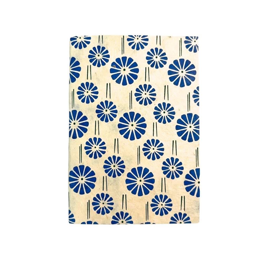 Tiryakiart El Yapımı Defter Journal Marguerite Serisi A6 36 yp 46 Aquamarine