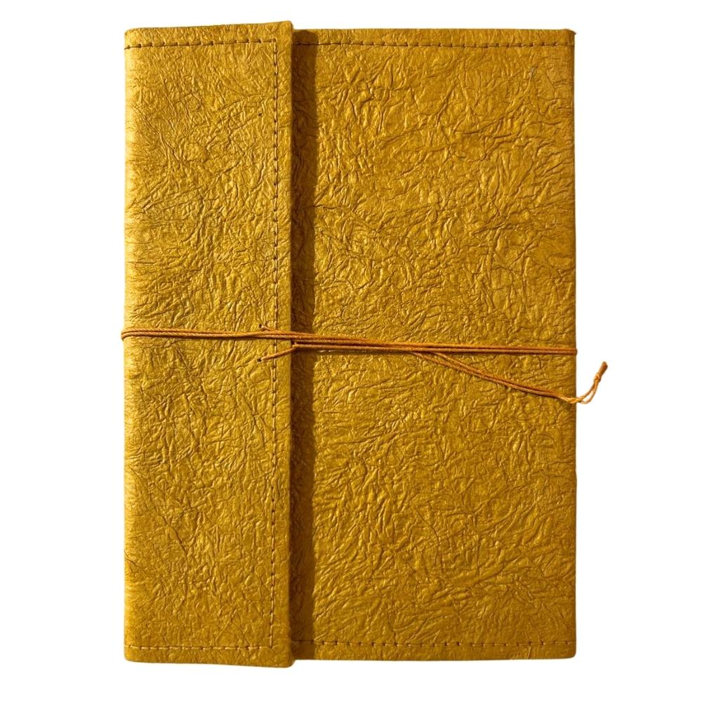 Tiryakiart El Yapımı Defter Thread Binding Serisi A5 48 yp 63 Ochre/Chocolate