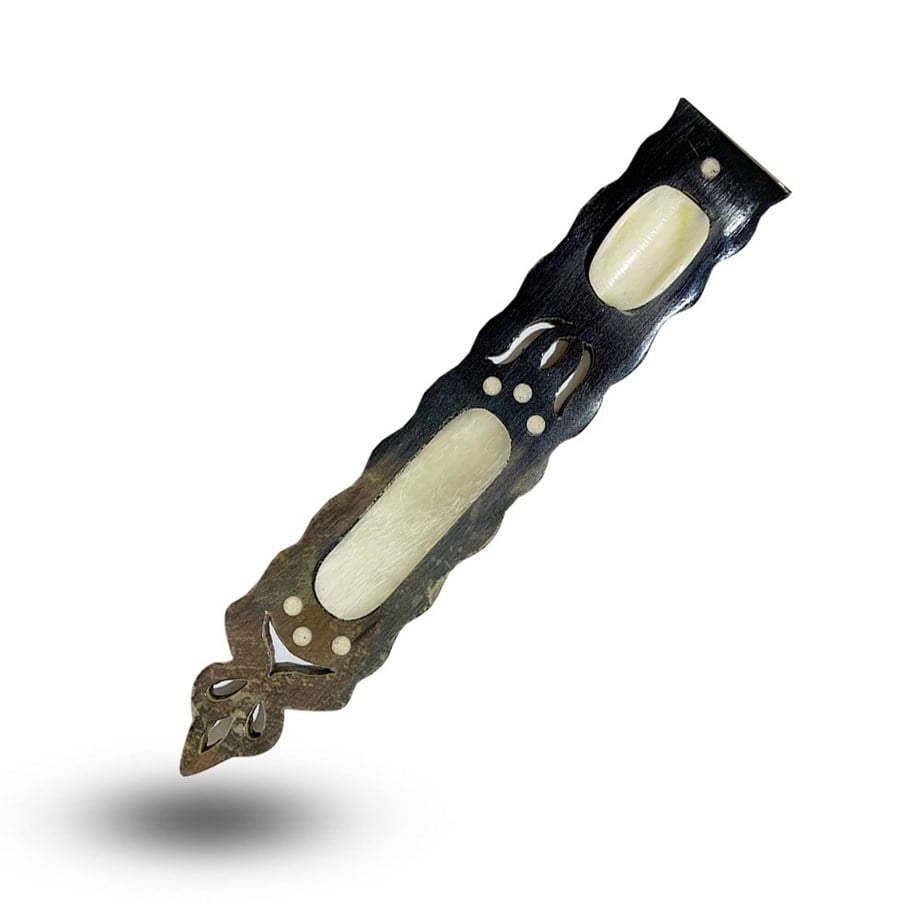 Tiryakiart İşlemeli Makta Koyu Renk