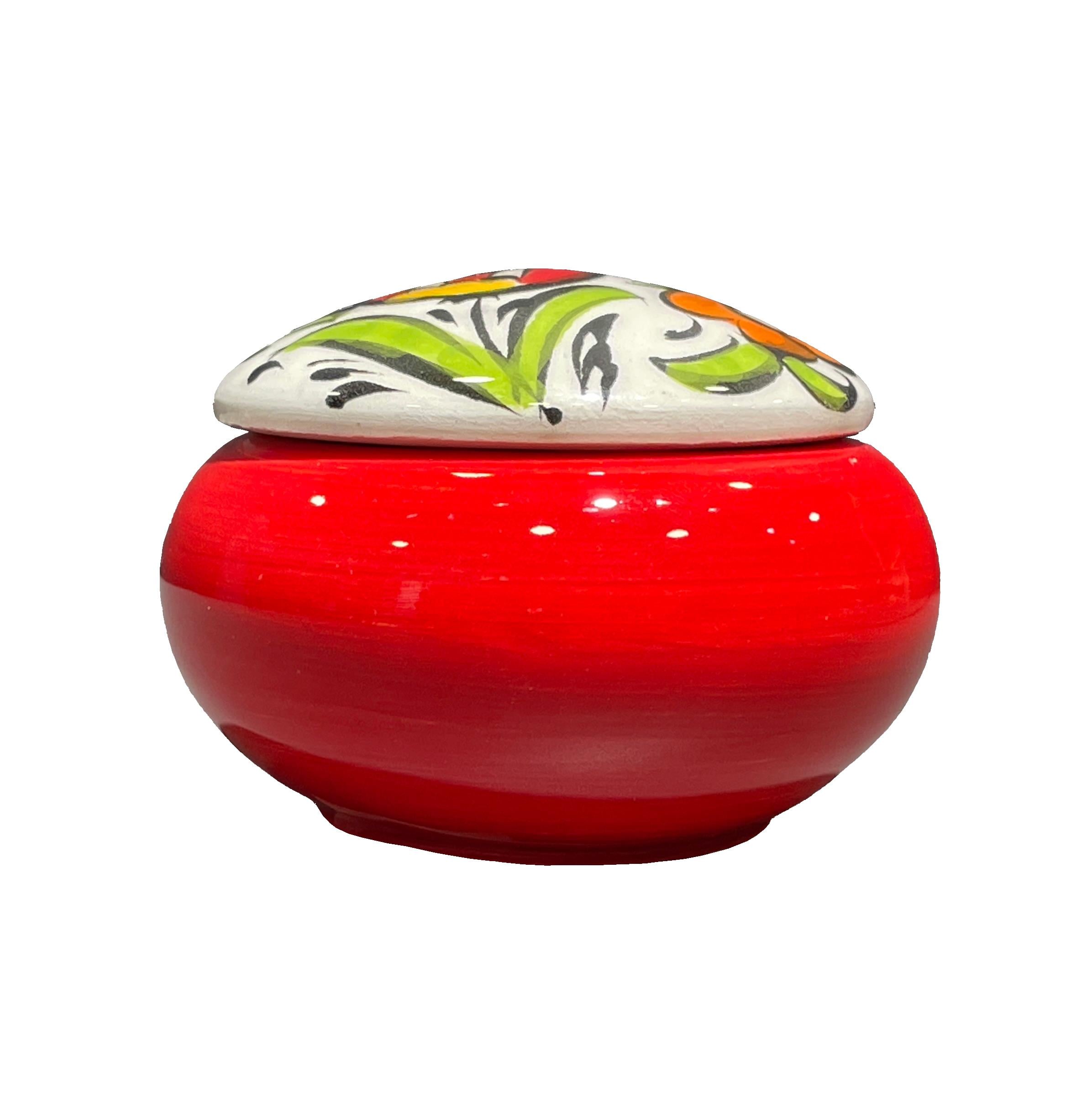 Tiryakiart Seramik Hokka 30 ml Kırmızı
