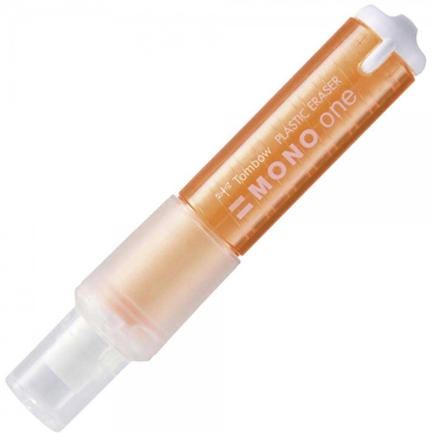 Tombow Mono One Çevirmeli Tüp Silgi Turuncu