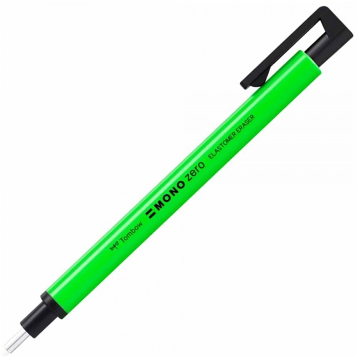 Tombow Mono Zero Kalem Silgi Yuvarlak Uç 2.3 mm Neon Yeşil