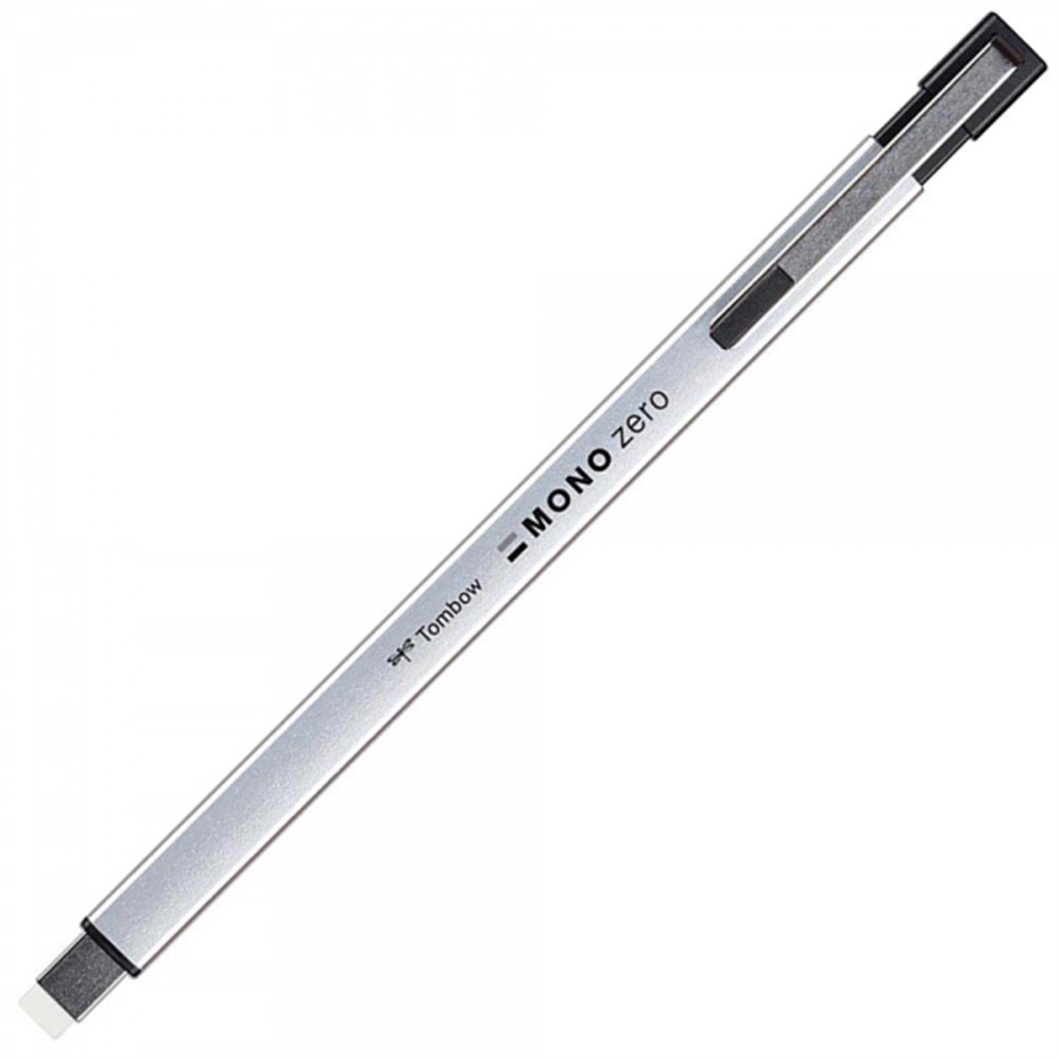 Tombow Mono Zero Metal Kalem Silgi Dikdörtgen Uç 2.5x5 mm Gümüş