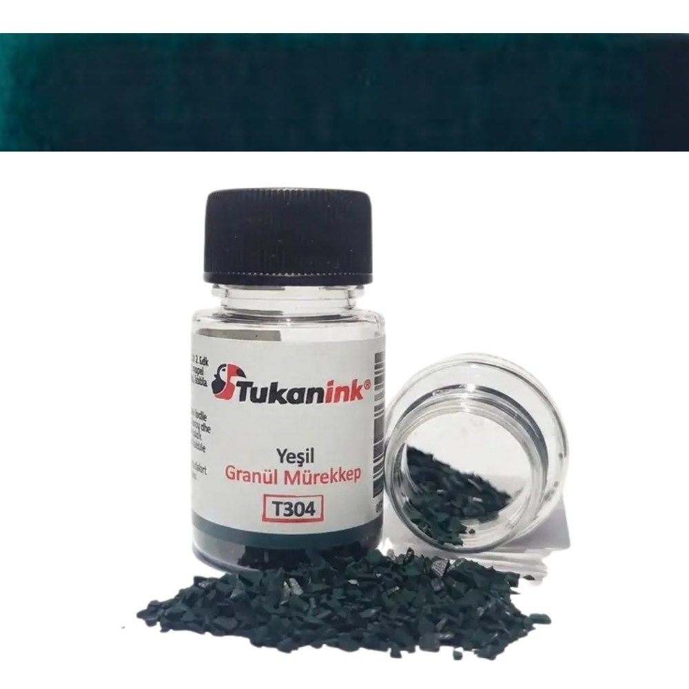 Tukanink Granül Toz Hat Mürekkebi Yeşil 6 gr - 30 ml