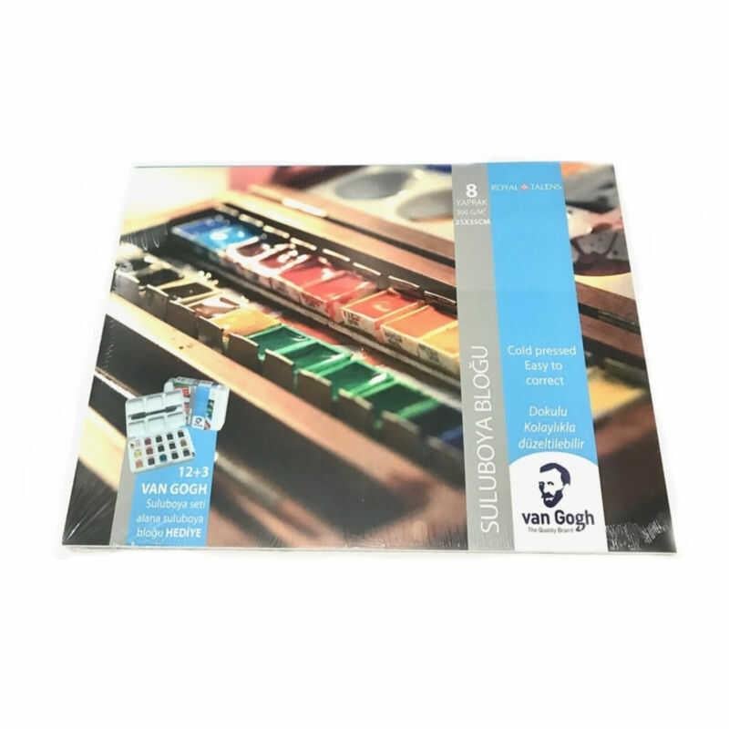 Van Gogh 22,5x32 cm Sulu Boya Bloğu 300 Gr 8 Yaprak T300253510