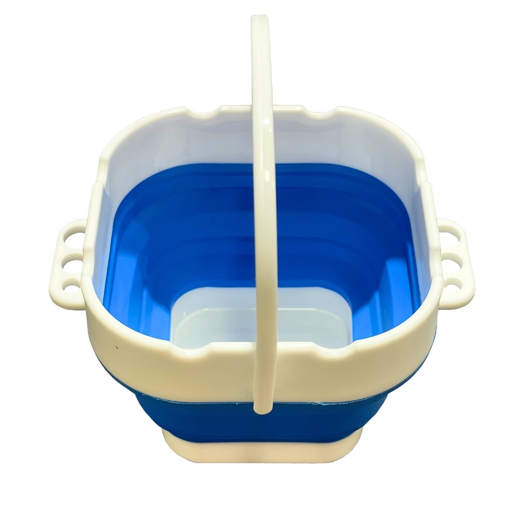 Vera Sanat Katlanabilir Fırça Yıkama Kabı 9.8 cm Mavi