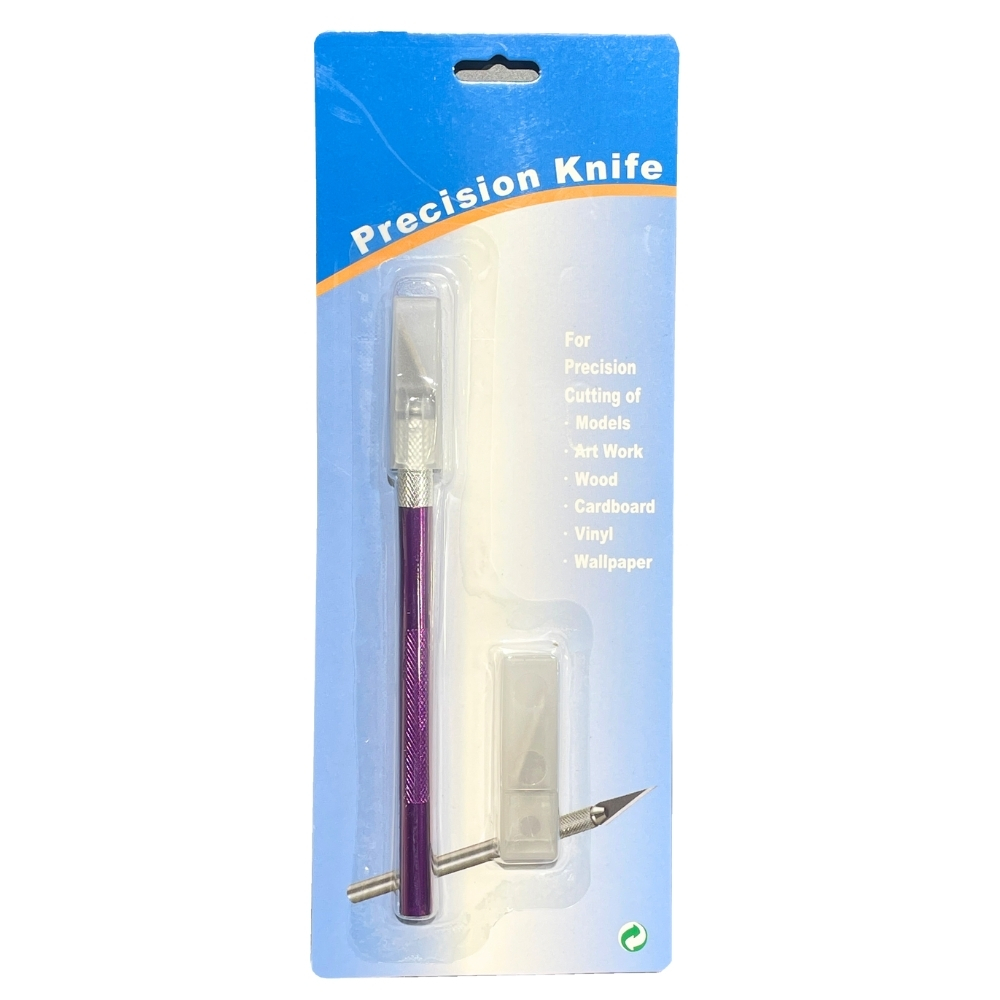 Vera Sanat Kretuar Bıçağı 5 Yedekli Mor