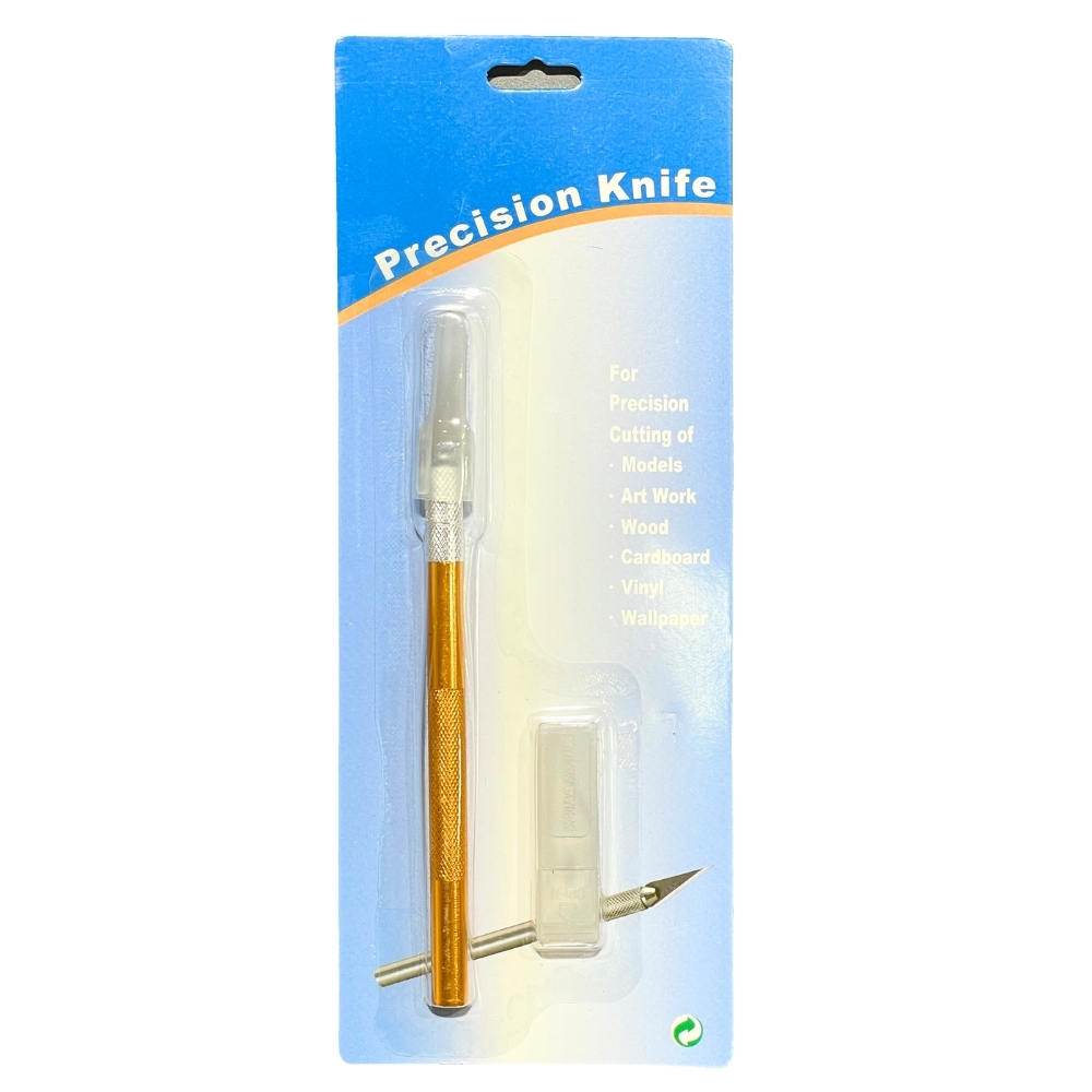 Vera Sanat Kretuar Bıçağı 5 Yedekli Turuncu