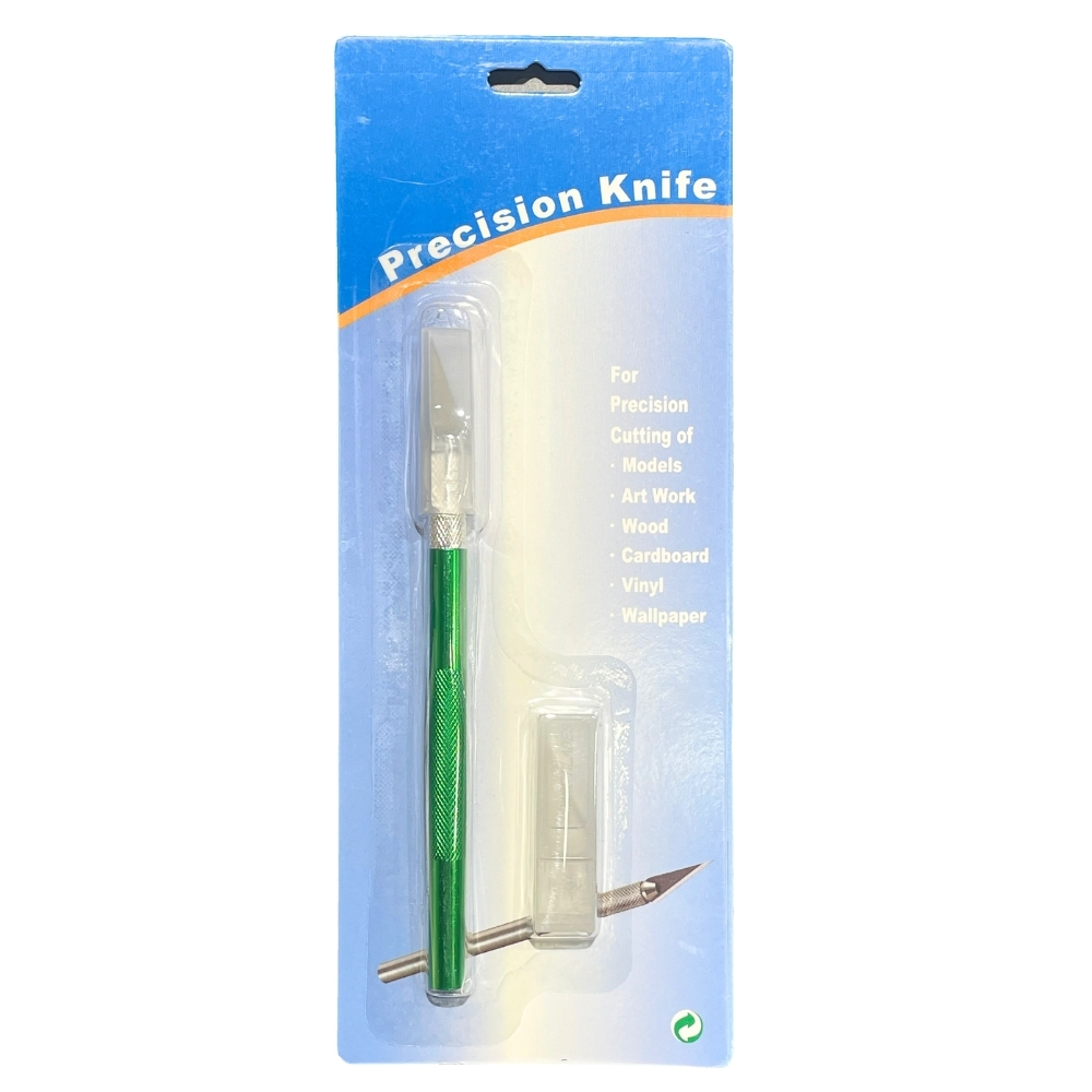 Vera Sanat Kretuar Bıçağı 5 Yedekli Yeşil