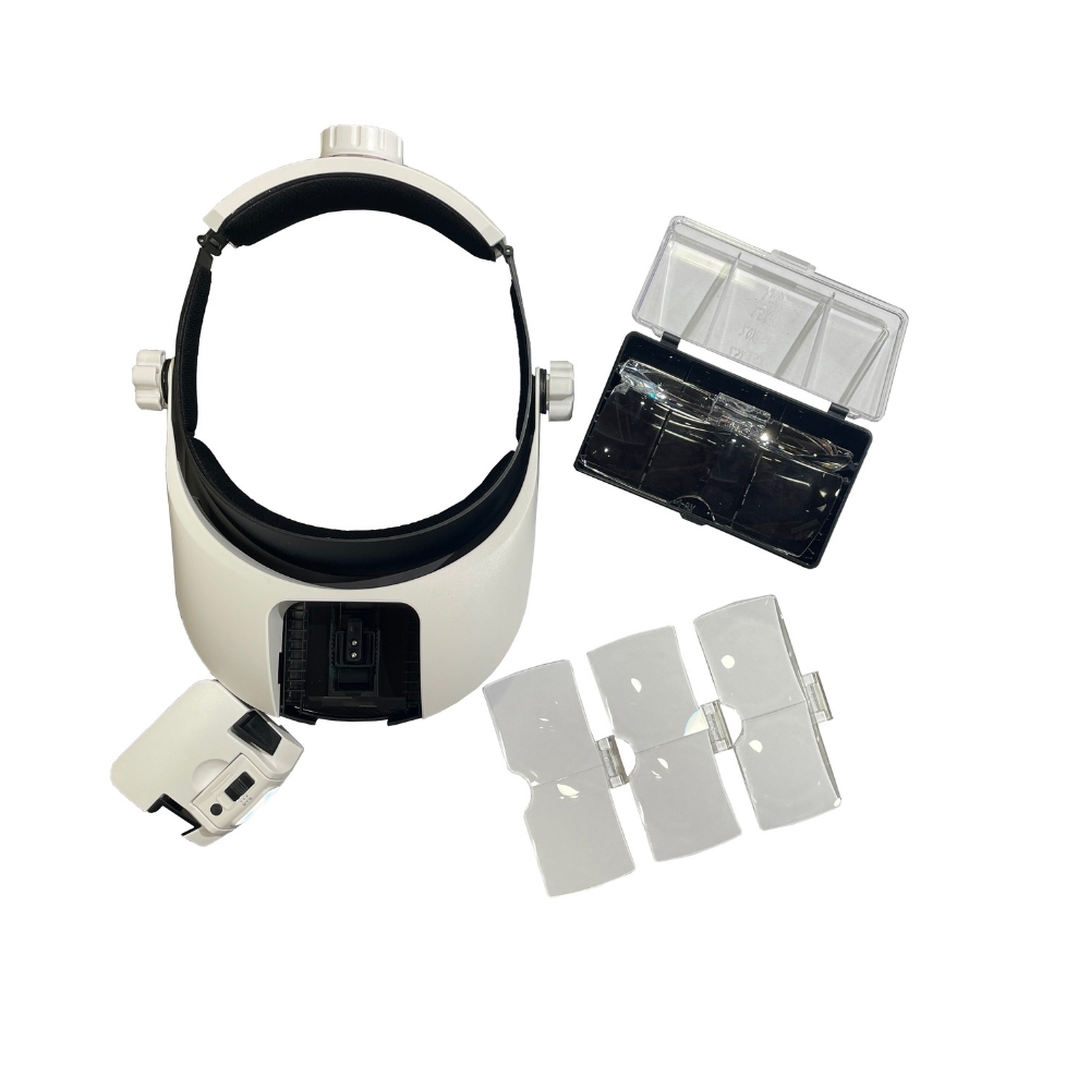 Vera Sanat Şarjlı 8 Ledli 5 Mercekli Kafa Büyüteci MG81000NC