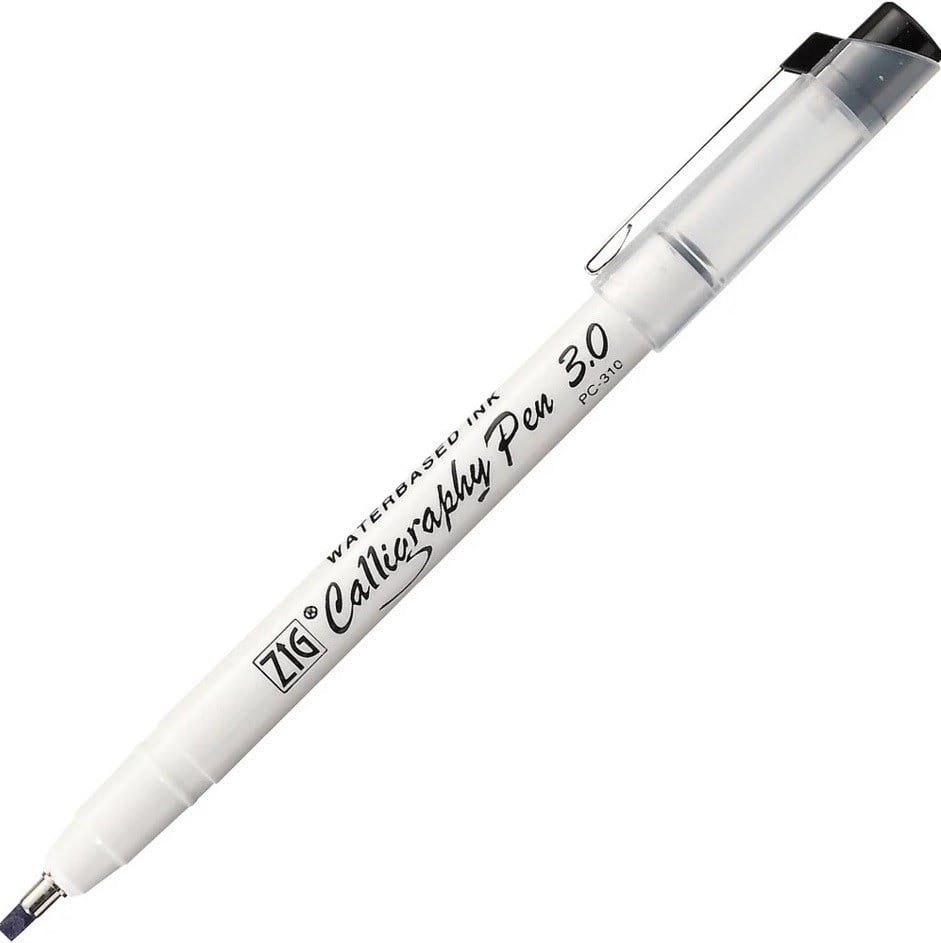 Zig Kaligrafi Kalemi 3.0 PC-310 Siyah