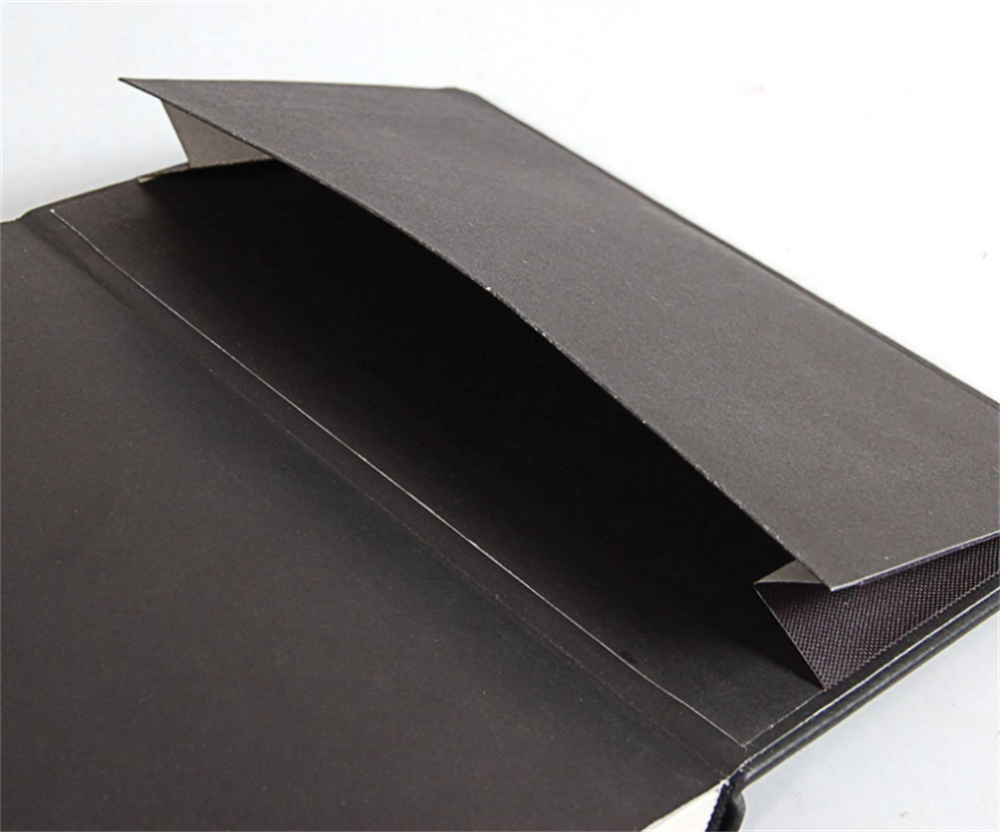 Rhodia Hardcover Deri Kapaklı Defter Çizgisiz A5 Siyah