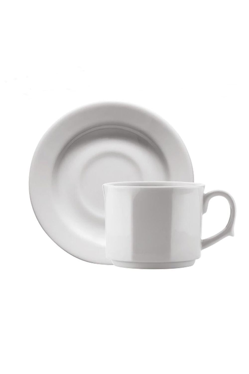 Güral Porselen HK02CT Tabaklı Çay ve Nescafe Fincanı 1 Adet 150 cc