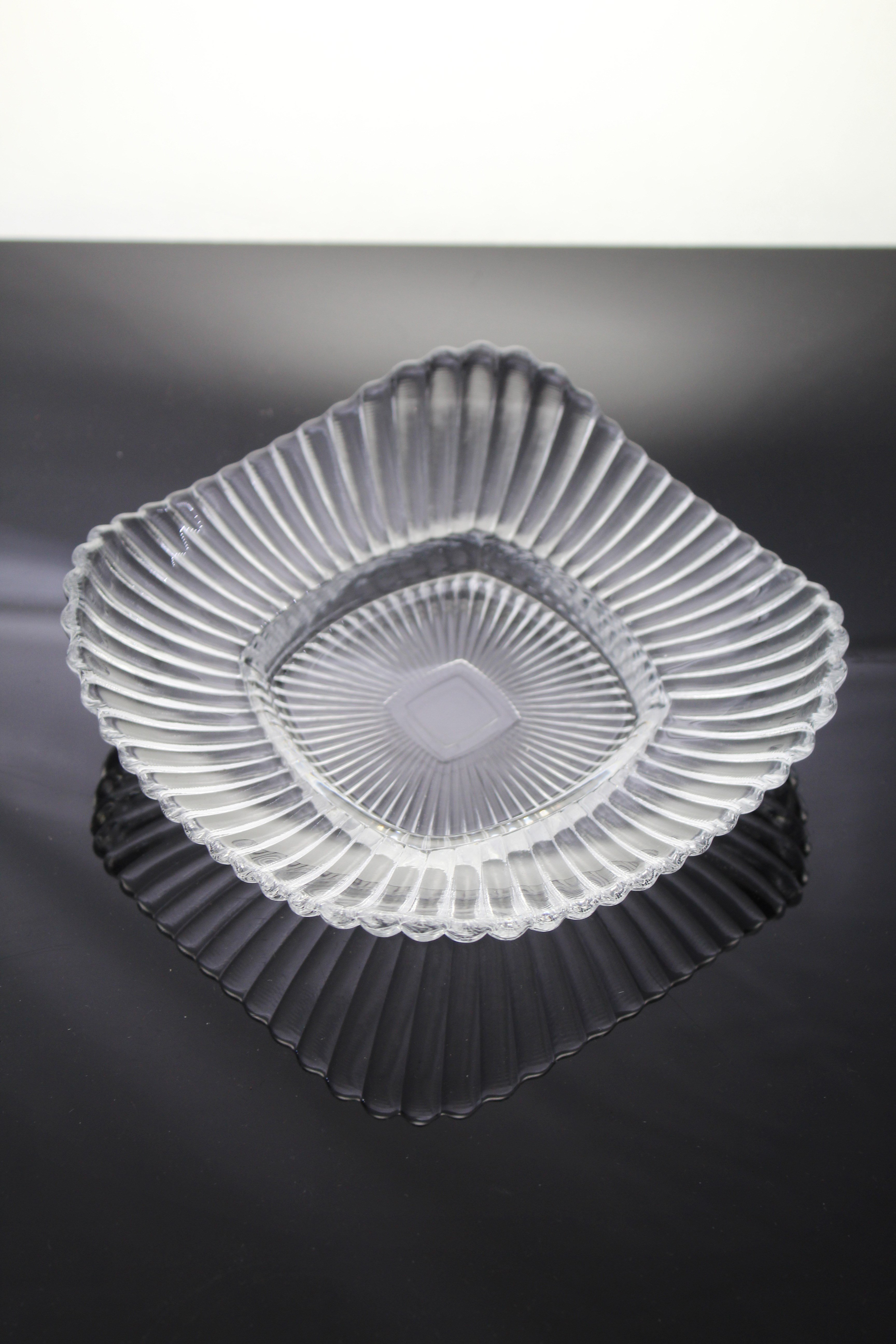 Paşabahçe Denizlicam El İmalatı Kristal 2'li  Kare Kase 640012 24091
