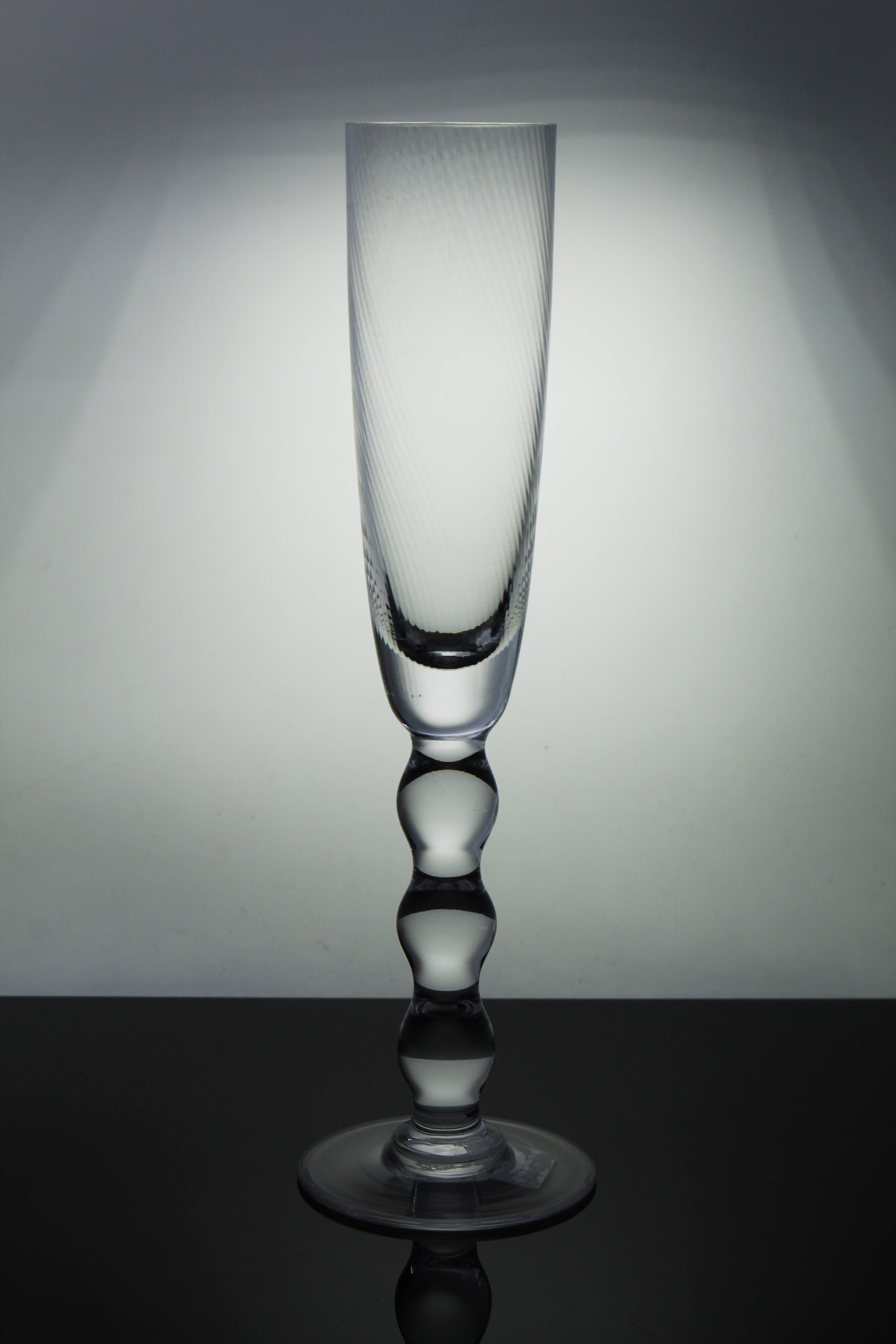 Paşabahçe Denizlicam El İmalatı Kristal Optikli Şampanya Kadeh 1 Adet 555856 31073