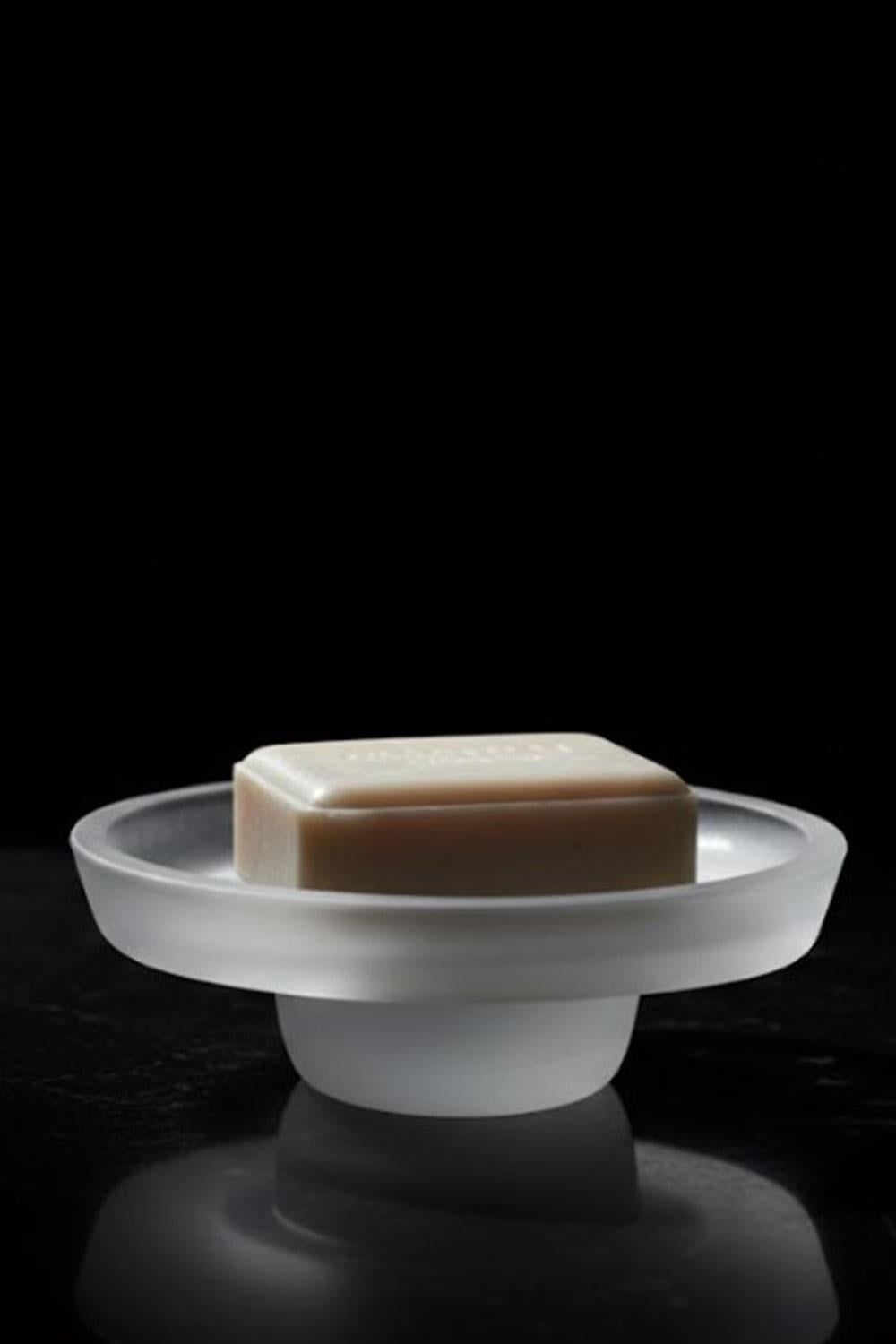 Paşabahçe E İmalatı Mat Görünümlü Oval Katı Sabunluk 24044