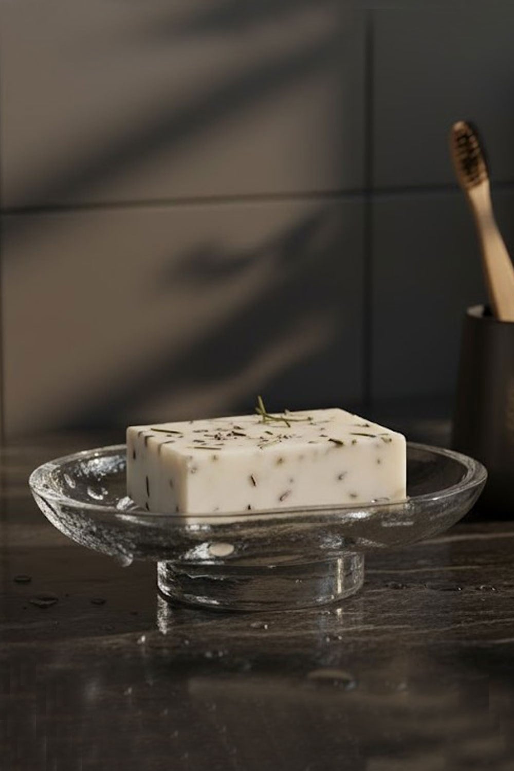 Paşabahçe El İmalatı Kristal Katı Sabunluk 1 Adet 24042