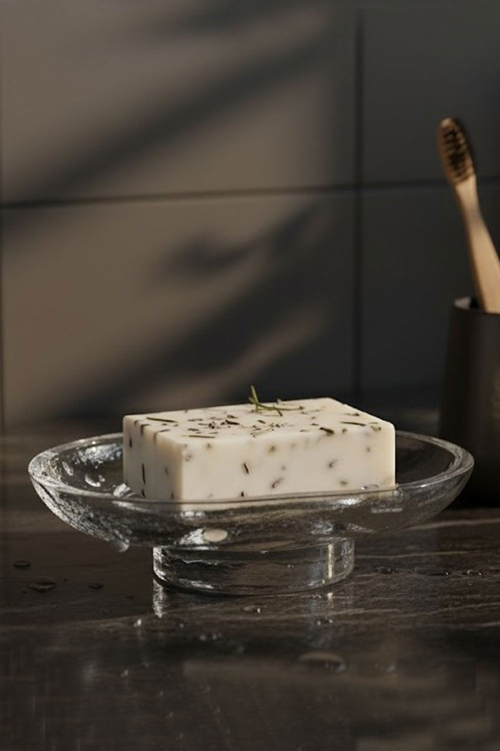 Paşabahçe El İmalatı Kristal Katı Sabunluk 1 Adet 24042