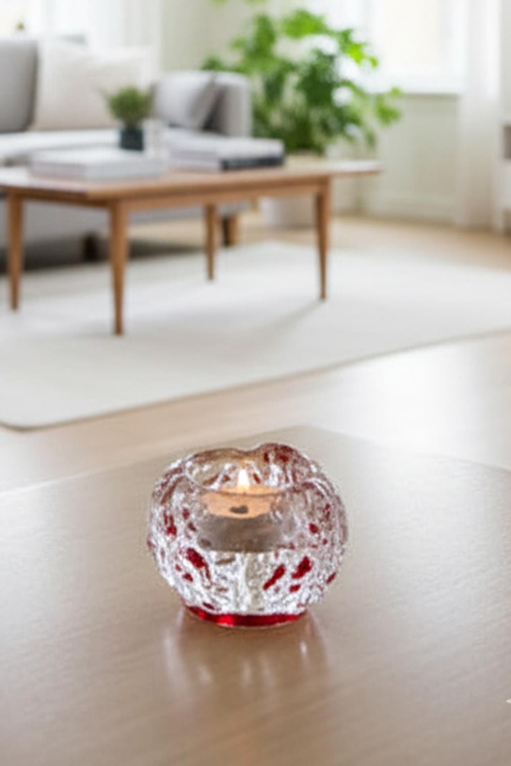 Paşabahçe El İmalatı Tealight Mumluk İçi Renkli 1 Adet 25266