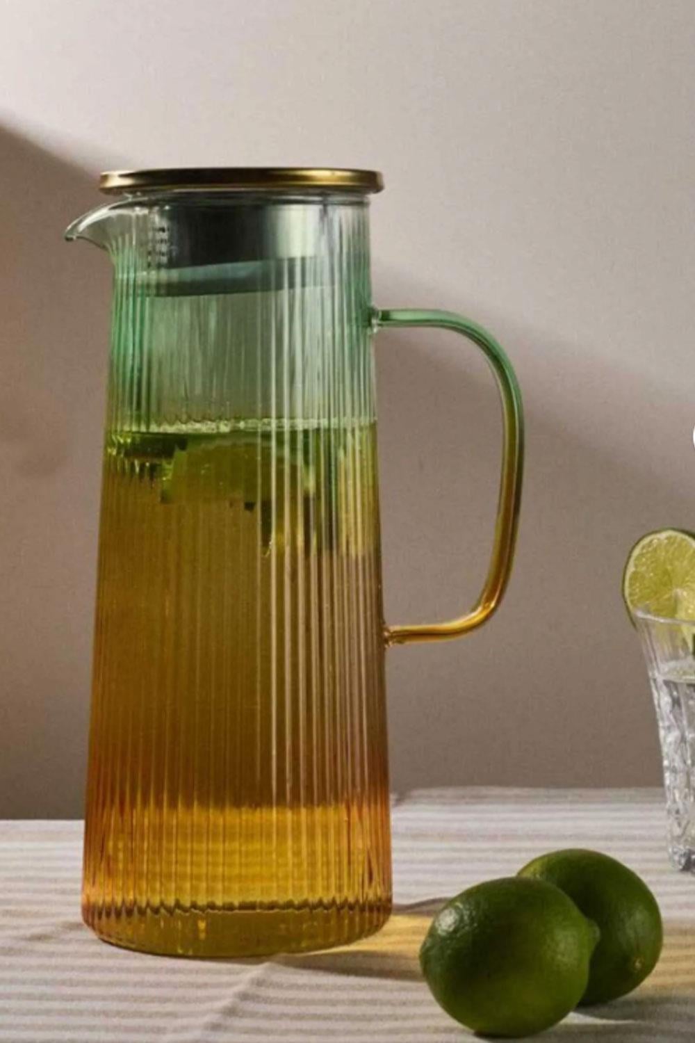 Perotti Pina Renk Dansı Filtre Kapaklı Color Sürahi 1300ml