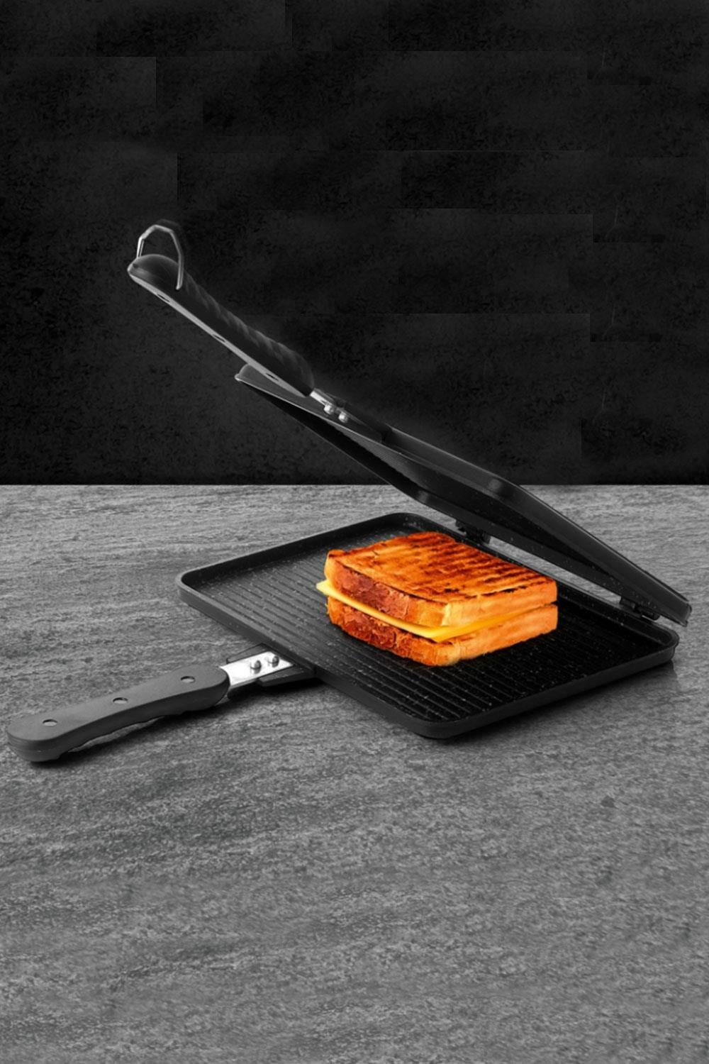 Buenos Döküm Ocak Üstü Tost Makinesi