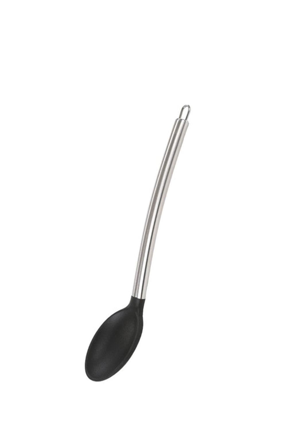 Çelik Saplı Silikon Servis Kaşığı 35 cm
