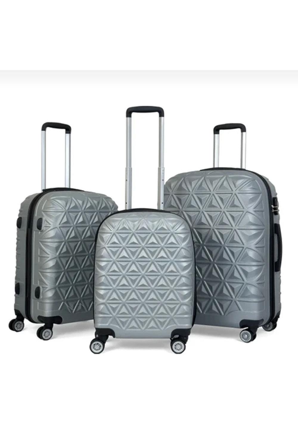 Çelikay Orta Büyük ve Küçük  Boy 3'lü Valiz Seti