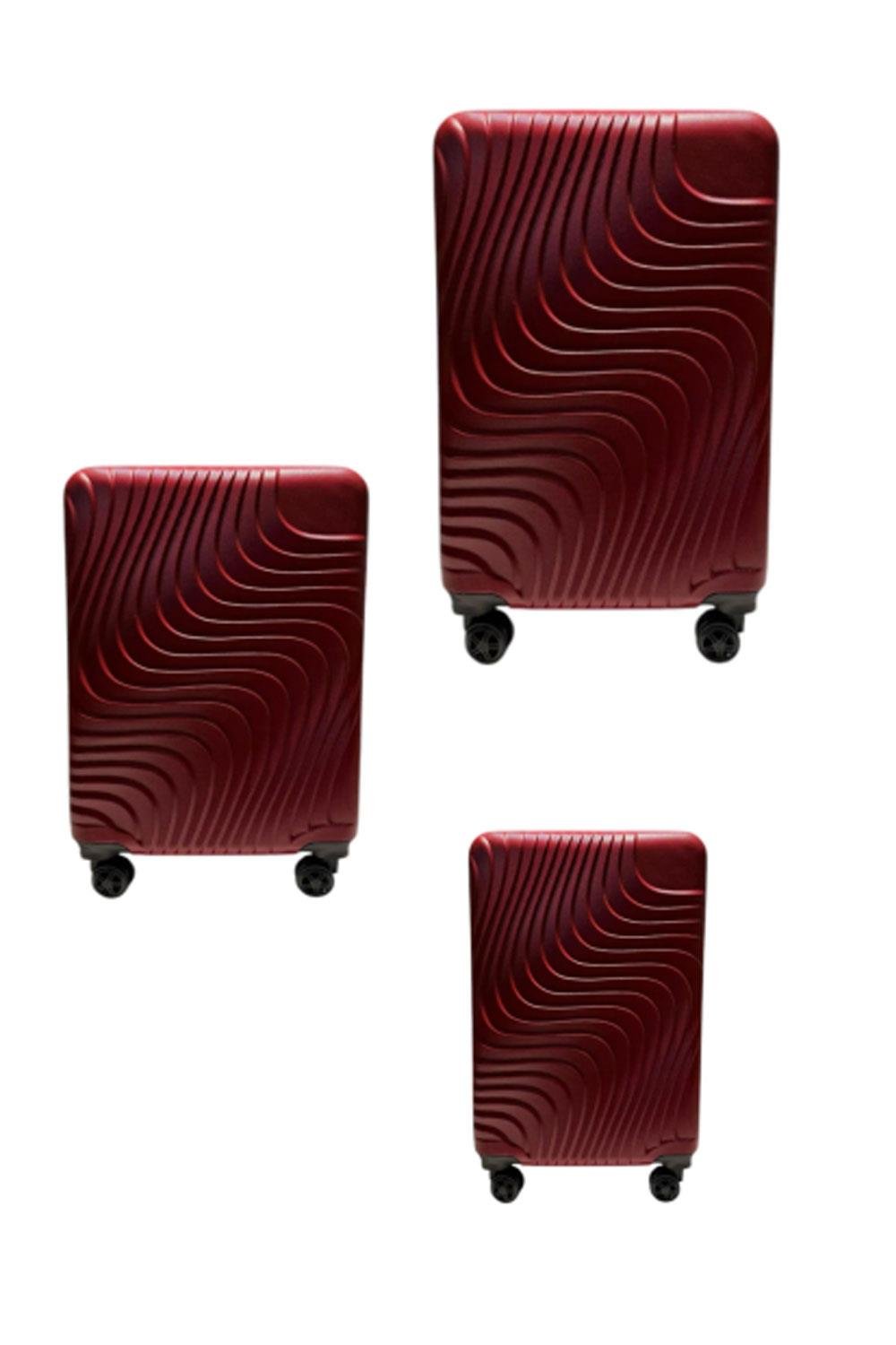 Çelikay Orta Büyük ve Küçük  Boy 3'lü Valiz Seti