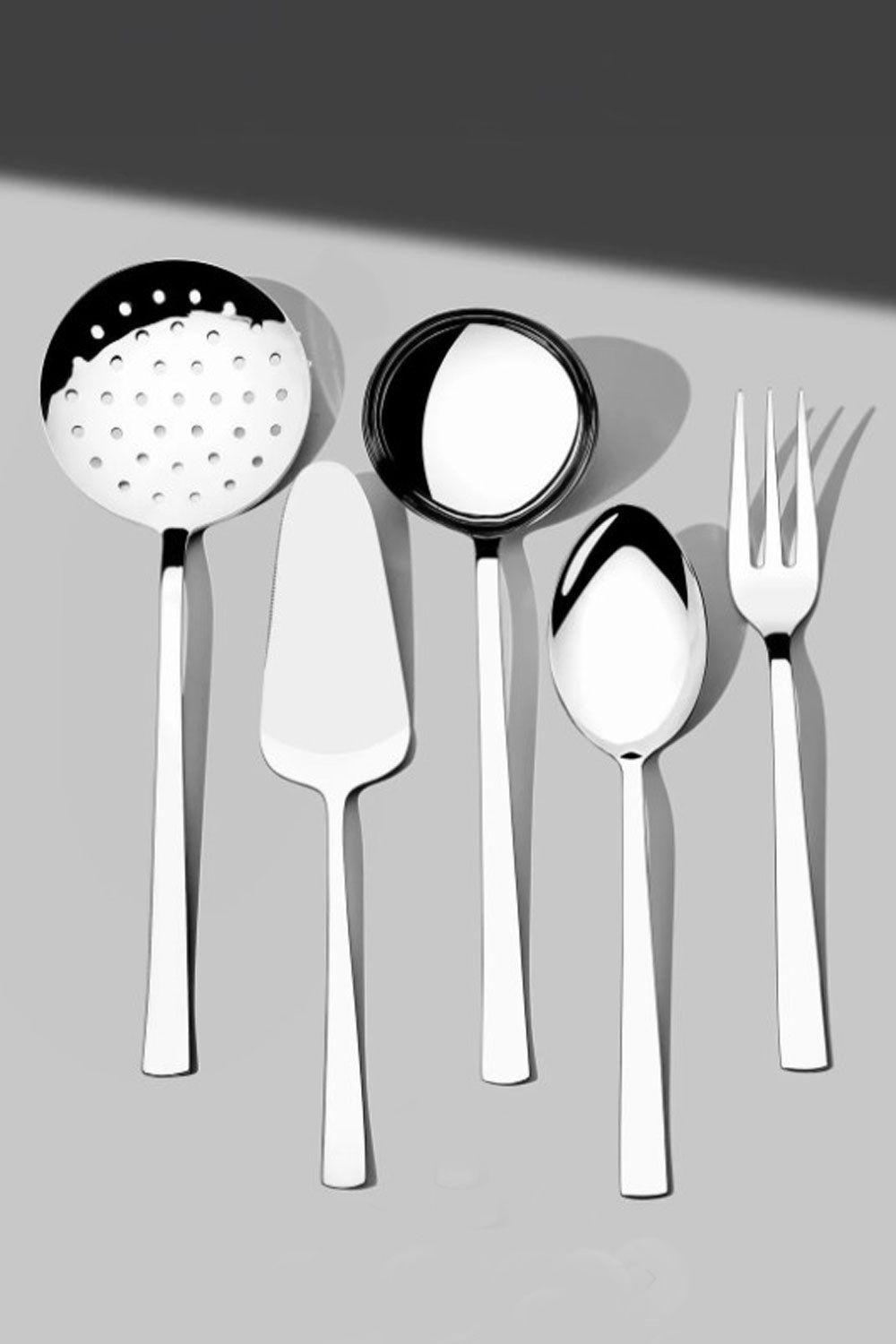 Deniz Sade 5 Parça Paslanmaz Çelik Servis Takımı