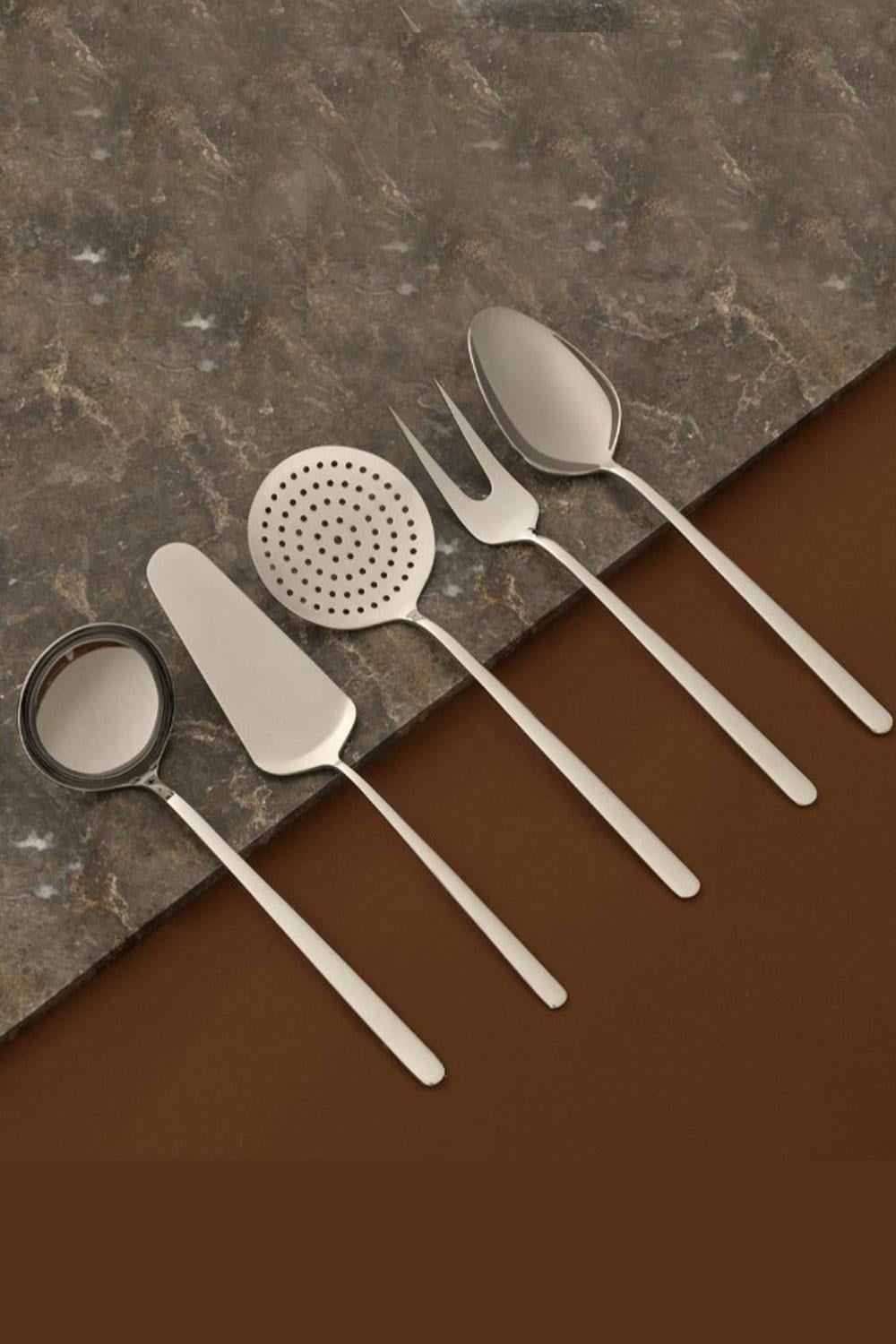 Hisar Bahama 5 Parça Çelik Servis Seti