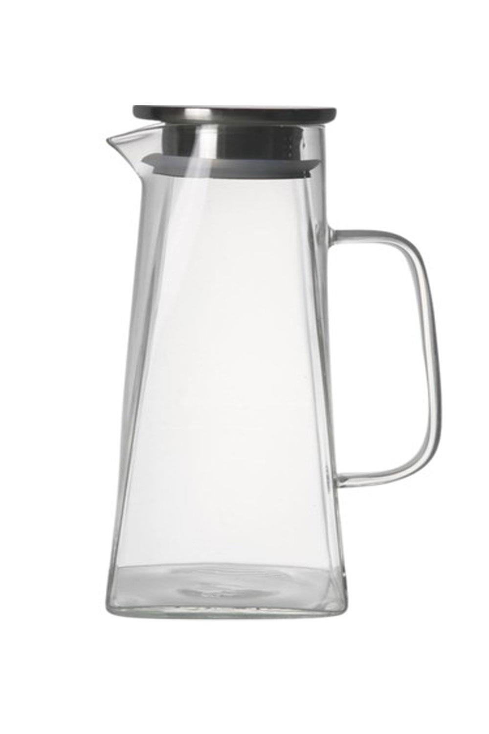 Metal Kapaklı Cam Sürahi 1500 Ml