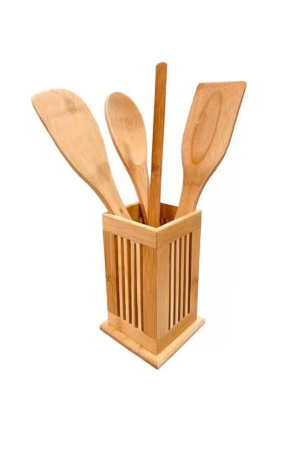 Mien Bambu Kaşık Spatula Takımı