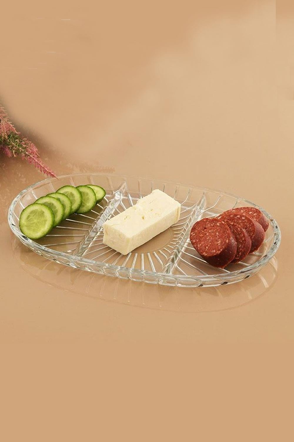 Paşabahçe 54903 Elegant Bölmeli Oval Tabak