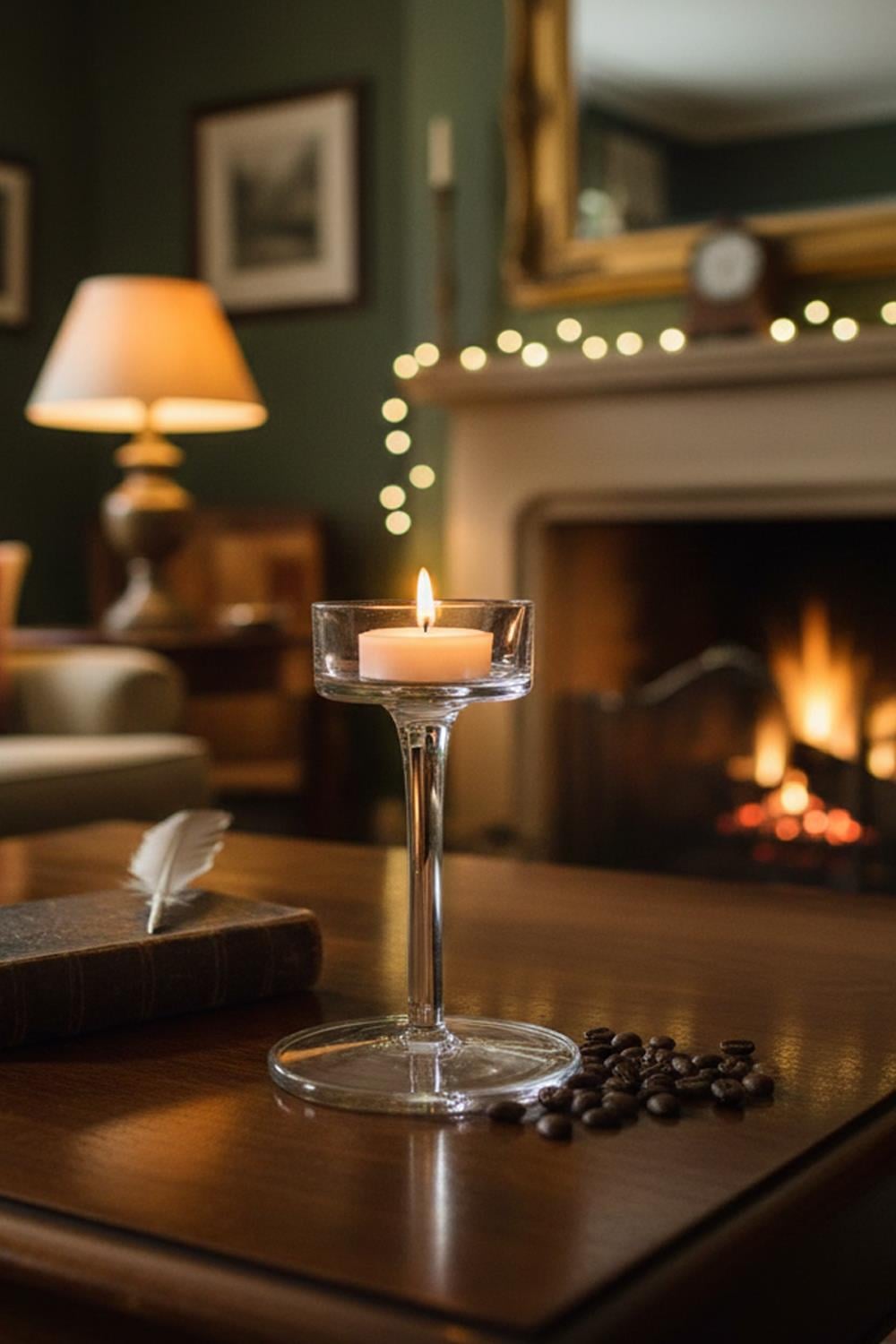 Paşabahçe El İmalatı Altı Kalın Tablalı Kristal Mumluk 21807