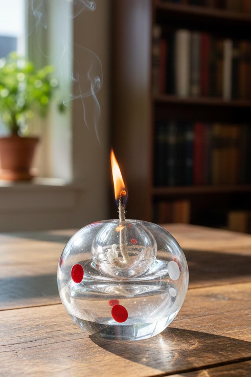 Paşabahçe El İmalatı  Dekorlu Ağır Kandil 1 Adet 20924