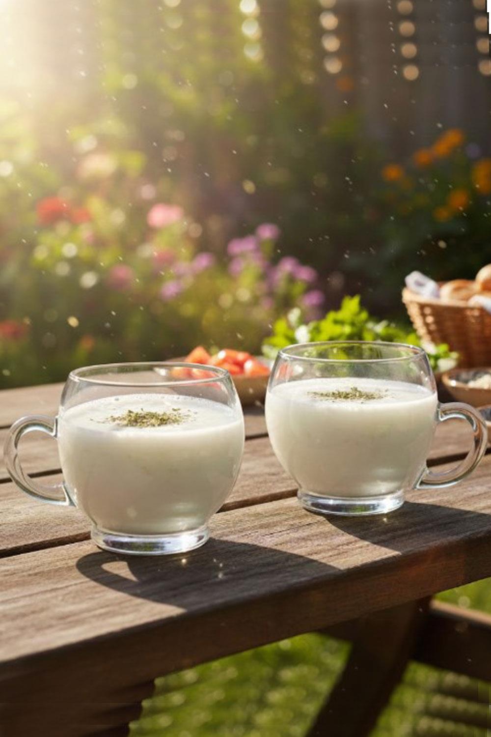 Paşabahçe El İmalatı Kristal 2 Li Ayran Maşrapası Kupa Bardak 12661(Sıcağa dayanaklı değilidir)