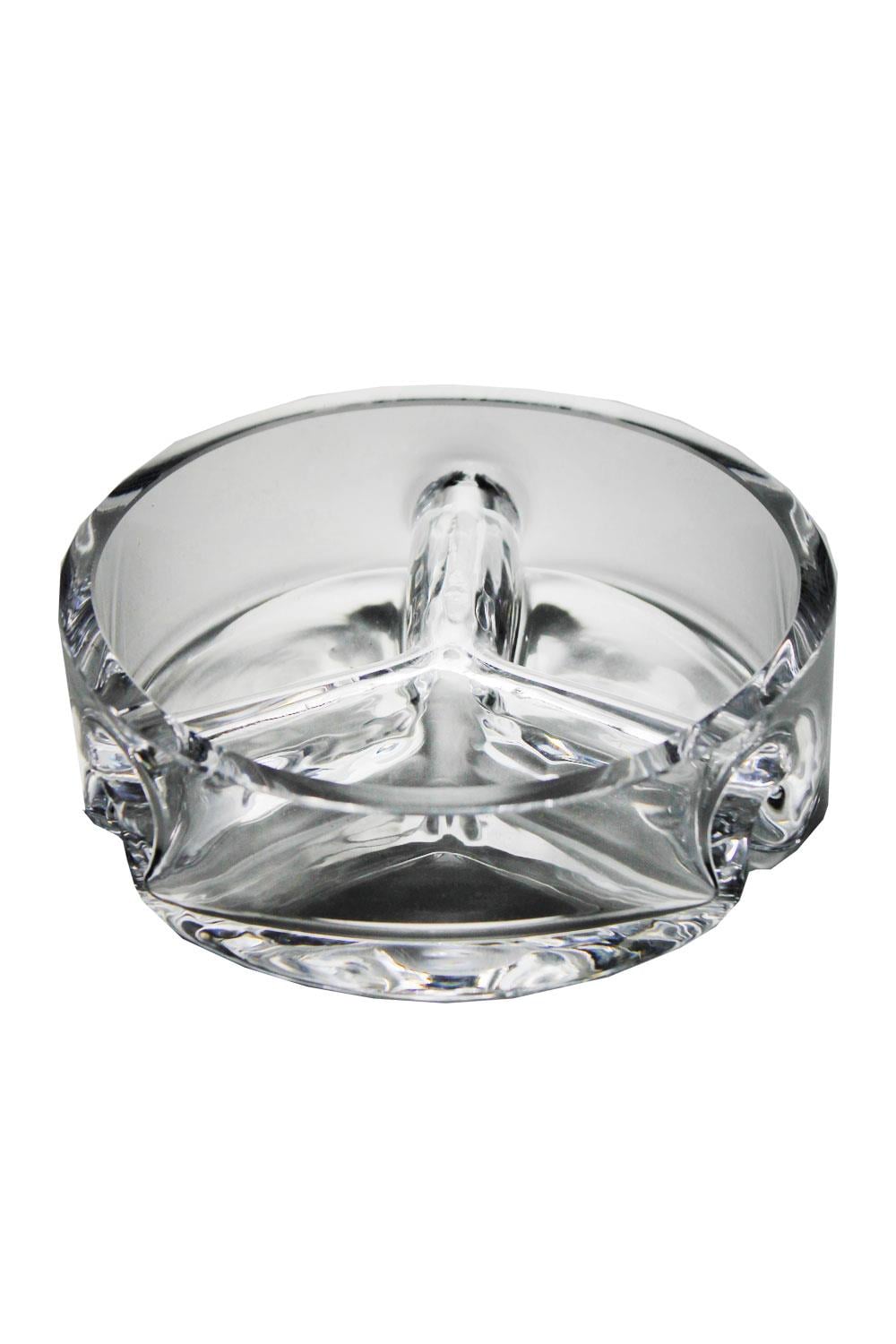 Paşabahçe El İmalatı Kristal 3 Bölmeli Çerezlik 19821