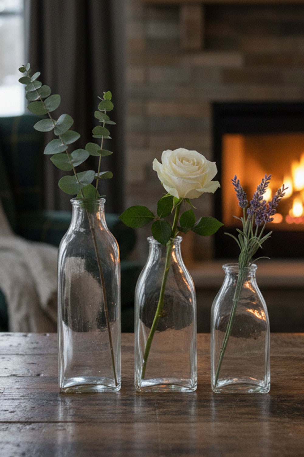 Paşabahçe El İmalatı Kristal 3 Lü Vazo Takımı 91086