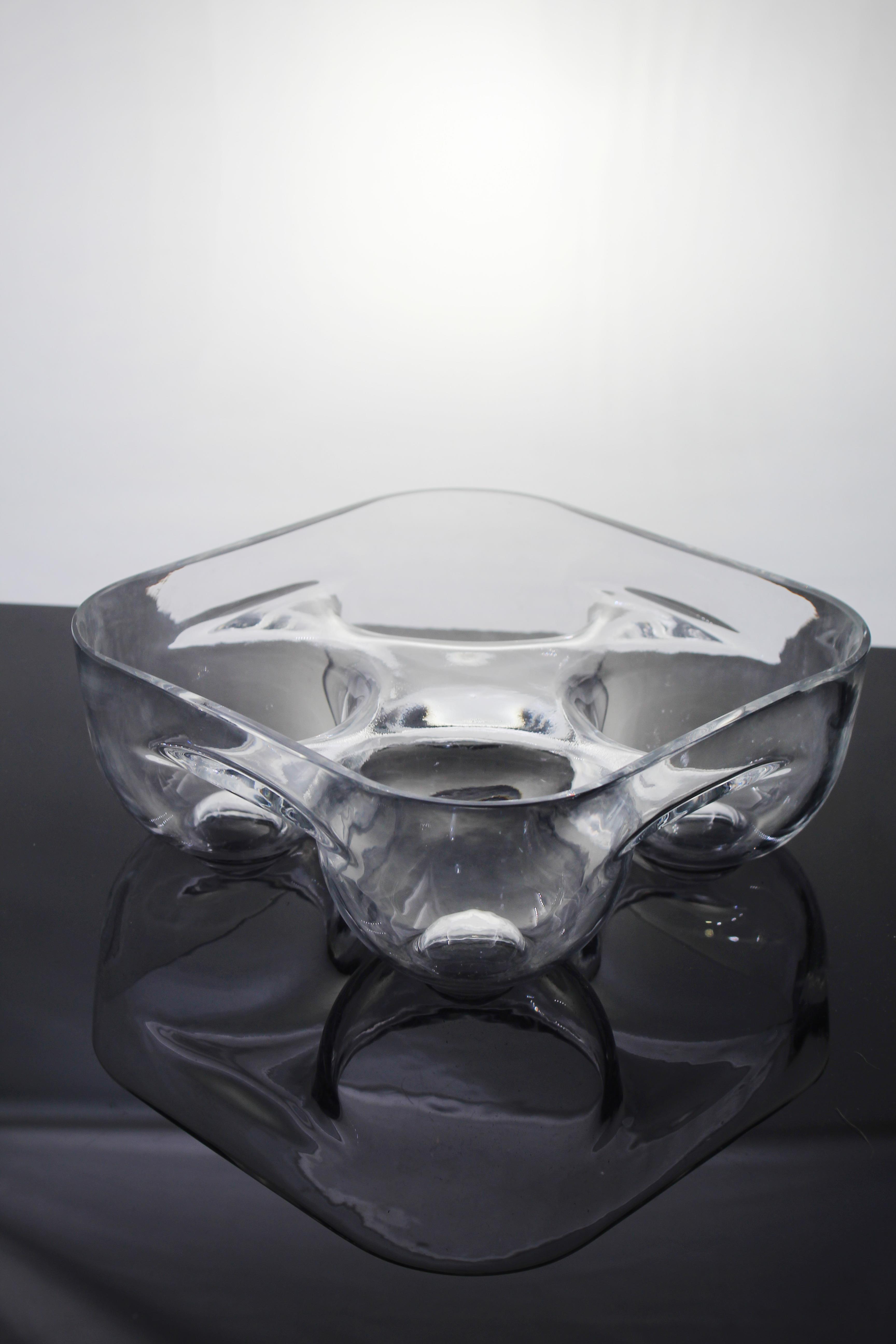 Paşabahçe El İmalatı Kristal 4 Bölmeli Çerezlik Kase 1 Adet 20759