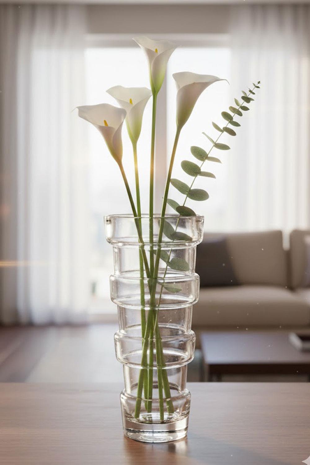 Paşabahçe El İmalatı Kristal Boğumlu Vazo 1 Adet 16778