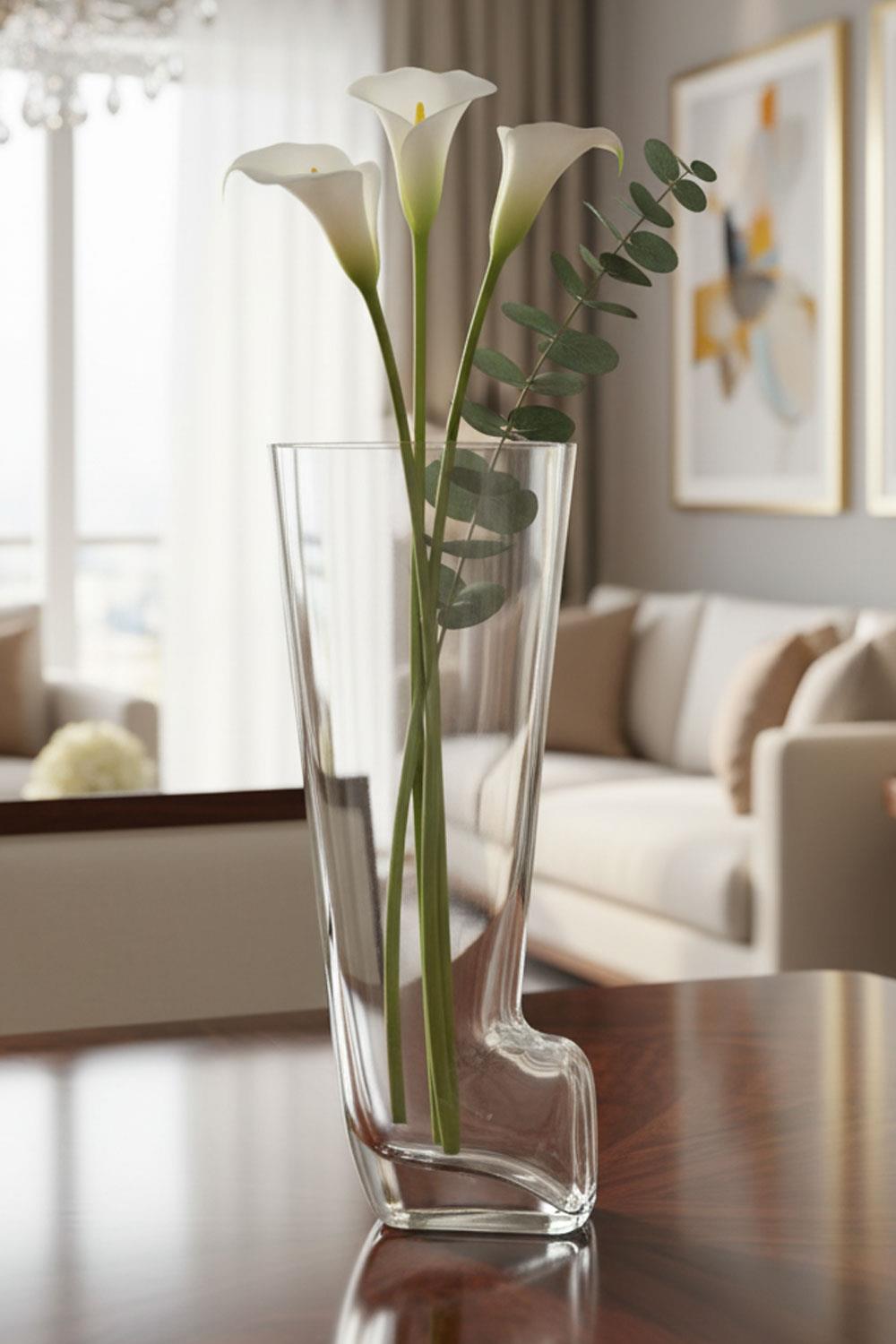 Paşabahçe El İmalatı Kristal Büyük Vazo 1 Adet 23324